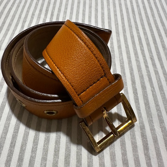 Prada Orange Leather Belt - Picture 3 of 4
